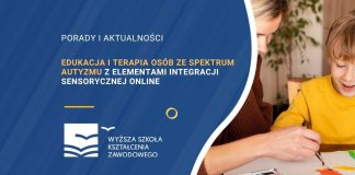 Edukacja i terapia osób ze spektrum autyzmu z elementami integracji sensorycznej online