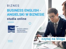 Dwóch biznesmenów prowadzi konwersację biznesową w języku angielskim