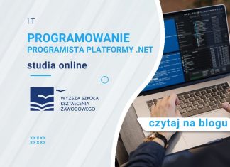 Programista zajmuje się realizowaniem zlecenia z programowania strony internetowej