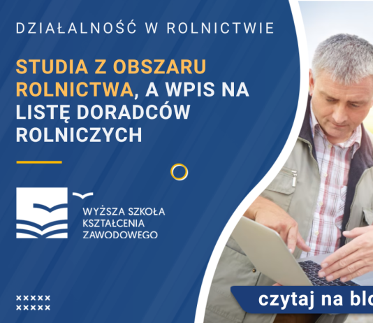 doradztwo rolnicze a wpis na liste
