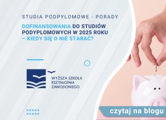 dofinansowania do studiów podyplomowych