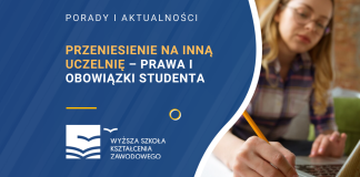 przeniesienie na inną uczelnie prawa studenta