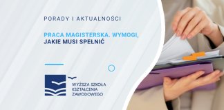 praca magisterska wymogi