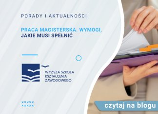 praca magisterska wymogi