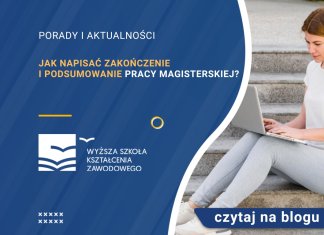 zakończenie i podsumowanie pracy magisterskiej