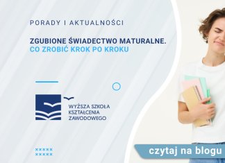 zgubione świadectwo co zrobić