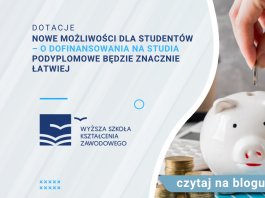 Nowe możliwości dla studentów – o dofinansowania na studia podyplomowe będzie znacznie łatwiej 