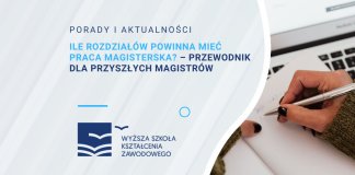 ile rozdzialow powinna miec praca magisterska