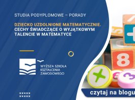 uczen uzdolniony matematycznie