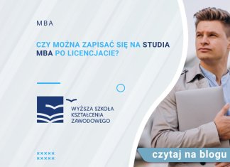 Czy można zapisać się na studia MBA po licencjacie