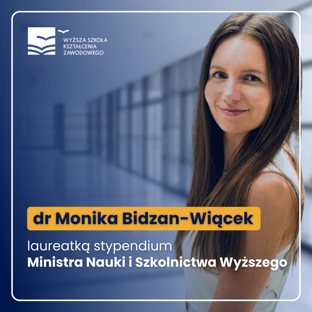 laureatka stypendium MNiSW dr Monika Bidzan-Wiącek
