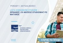Lista kierunków studiów – sprawdź, co możesz studiować po maturze Lista kierunków studiów – sprawdź, co możesz studiować po maturze