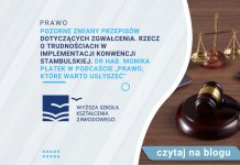 Pozorne zmiany przepisów dotyczących zgwałcenia. Rzecz o trudnościach w implementacji konwencji stambulskiej. dr hab. Monika Płatek w podcaście „Prawo, które warto usłyszeć”