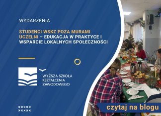 Studenci WSKZ poza murami Uczelni