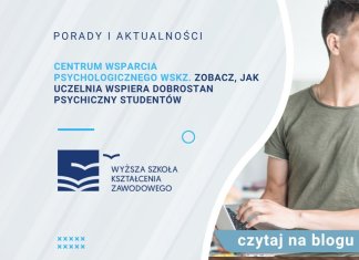 Centrum Wsparcia Psychologicznego WSKZ. Zobacz, jak uczelnia wspiera dobrostan psychiczny studentów