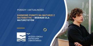 Darmowe punkty na maturze z matematyki – webinar dla maturzystów