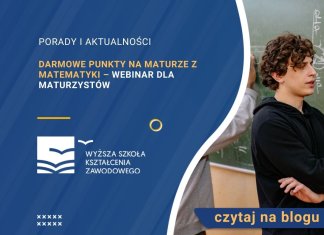 Darmowe punkty na maturze z matematyki – webinar dla maturzystów Darmowe punkty na maturze z matematyki – webinar dla maturzystów