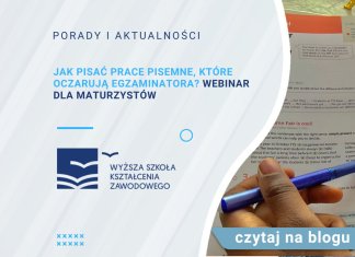 Jak pisać prace pisemne, które oczarują egzaminatora? Webinar dla maturzystów Jak pisać prace pisemne, które oczarują egzaminatora Webinar dla maturzystów