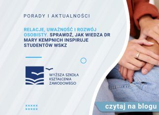 Relacje, uważność i rozwój osobisty - dr Mary Kempnich inspiruje studentów WSKZ