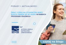 Świat czeka na studentów WSKZ! Ruszył nabór do wyjazdu w ramach programu Erasmus+