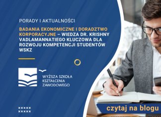 Badania ekonomiczne i doradztwo korporacyjne – wiedza dr. Krishny Vadlamannatiego kluczowa dla rozwoju kompetencji studentów WSKZ
