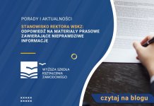 stanowisko rektora wskz