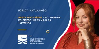Aneta Korycińska, czyli Baba od polskiego już 23 maja na TEDxWSKZ