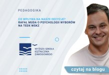 Co wpływa na nasze decyzje Rafał Muda o psychologii wyborów na TEDx WSKZ