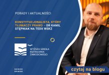 Konstytucjonalista, który tłumaczy prawo – Dr Kamil Stępniak na TEDx WSKZ