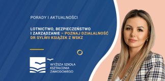 Lotnictwo, bezpieczeństwo i zarządzanie – poznaj działalność dr Sylwii Książek z WSKZ