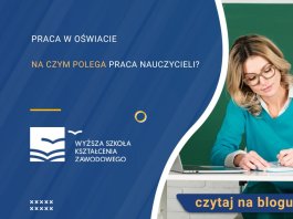 Na czym polega praca nauczycieli?