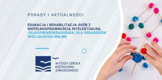 Edukacja i rehabilitacja osób z niepełnosprawnością intelektualną (Oligofrenopedagogika) dla pedagogów specjalnych online
