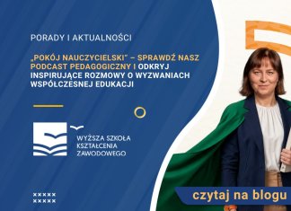 „Pokój nauczycielski” – sprawdź nasz podcast pedagogiczny i odkryj inspirujące rozmowy o wyzwaniach współczesnej edukacji Pokój nauczycielski