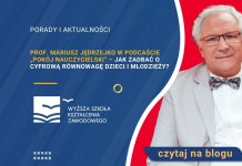 Prof. Mariusz Jędrzejko w podcaście „Pokój nauczycielski” – jak zadbać o cyfrową równowagę dzieci i młodzieży?