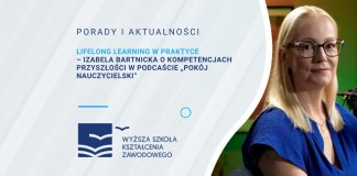 Lifelong learning w praktyce – Izabela Bartnicka o kompetencjach przyszłości w podcaście „Pokój nauczycielski”