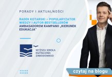 Radek Kotarski – popularyzator wiedzy i autor bestsellerów ambasadorem kampanii „Kierunek edukacja”