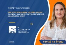 Kim jest dr Barbara Jelonek-Zacha? Poznaj prawniczkę i wykładowczynię akademicką WSKZ Kim jest dr Barbara Jelonek-Zacha? Poznaj prawniczkę i wykładowczynię akademicką WSKZ