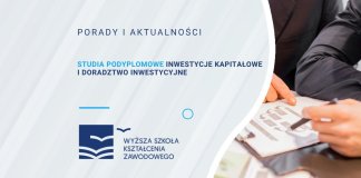 Studia podyplomowe Inwestycje kapitałowe i doradztwo inwestycyjne