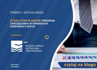 Studia podyplomowe Program zarządzania w finansach korporacyjnych
