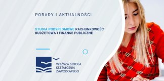 Studia podyplomowe Rachunkowość budżetowa i finanse publiczne