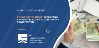 Studia podyplomowe Rozliczenia kadrowo-płacowe w jednostkach oświatowych