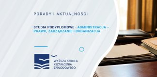 Studia podyplomowe Administracja - prawo, zarządzanie i organizacja