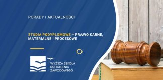 Studia podyplomowe Prawo karne, materialne i procesowe