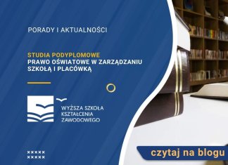 Studia podyplomowe Prawo oświatowe w zarządzaniu szkołą i placówką Studia podyplomowe Prawo oświatowe w zarządzaniu szkołą i placówką