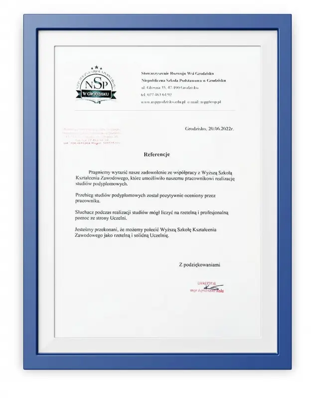 Niepubliczna Szkoła Podstawowa w Grodzisku prowadzona przez Stowarzyszenie Rozwoju Wsi Grodzisko